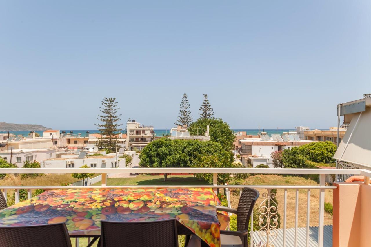 Christine Seaside Apartments In Chania Stalos Exterior foto