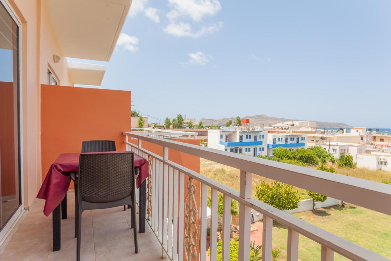 Christine Seaside Apartments In Chania Stalos Exterior foto
