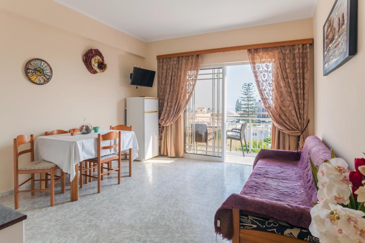 Christine Seaside Apartments In Chania Stalos Exterior foto