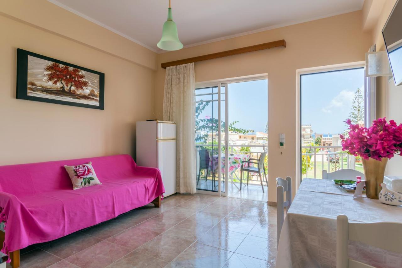 Christine Seaside Apartments In Chania Stalos Exterior foto