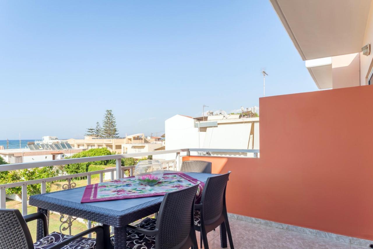 Christine Seaside Apartments In Chania Stalos Exterior foto